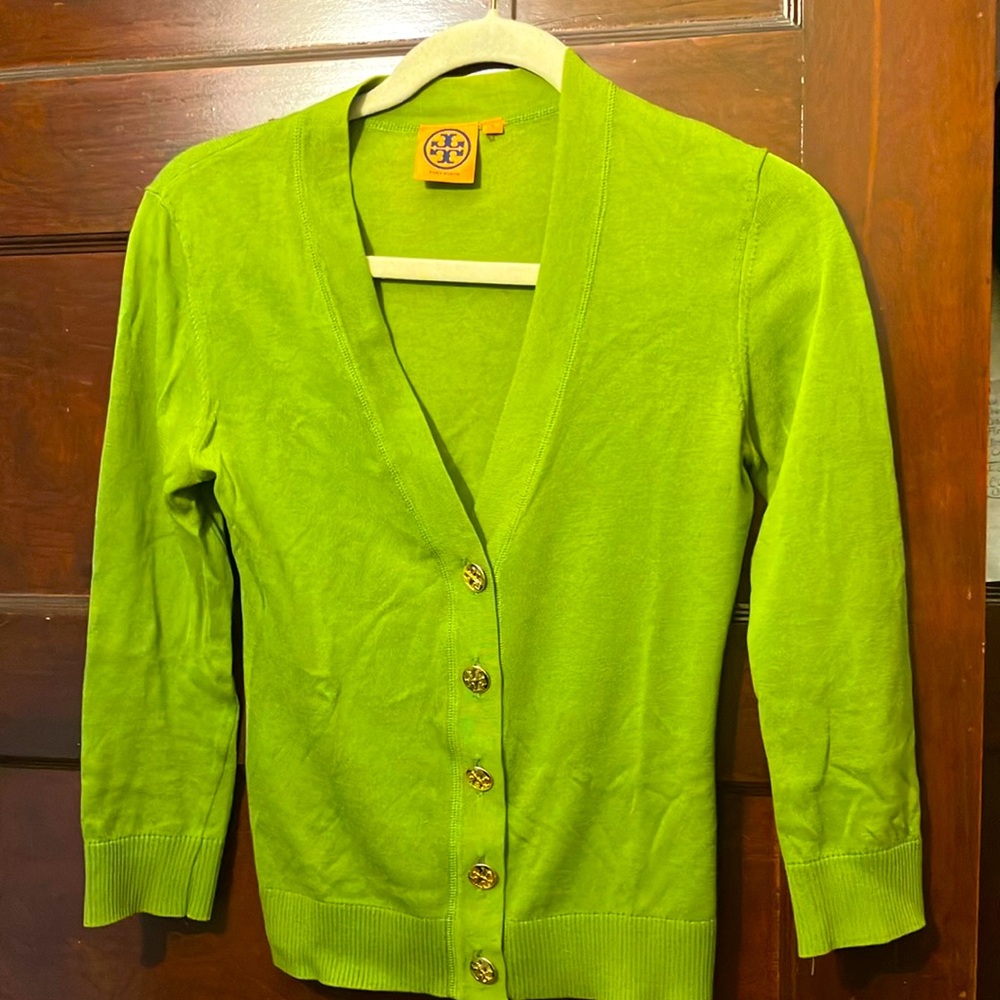 Tory Burch Light Green color cardigan